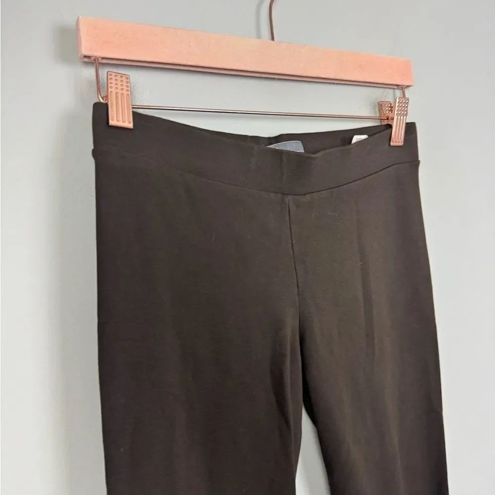 VINCE | Dark Brown Pull On Ponte Knit Leggings Back Seam Women’s Size Small - Picture 3 of 9